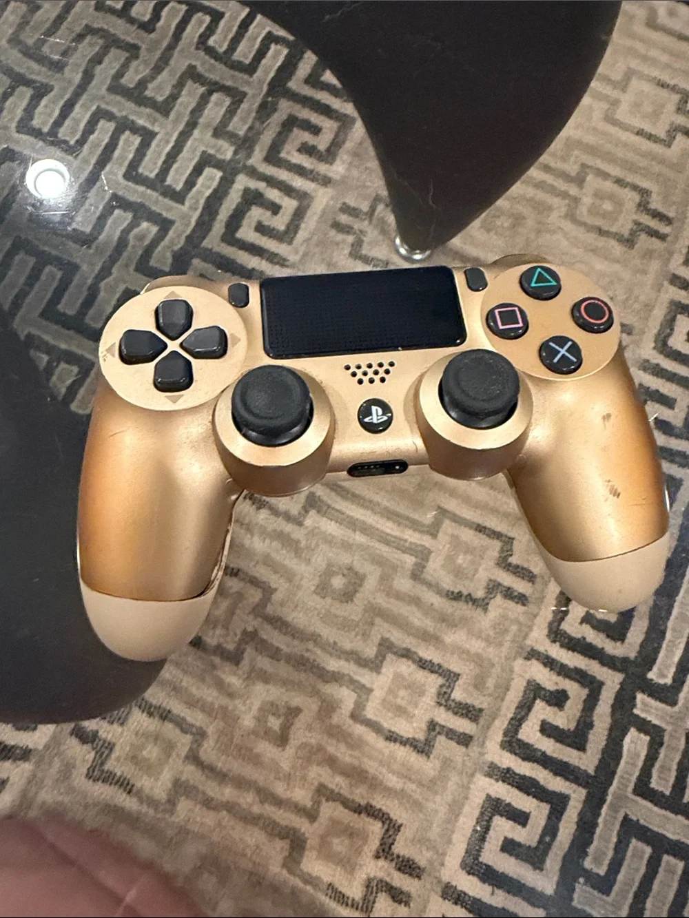 Sony DualShock 4 Wireless Controller — Metallic Gold and Black